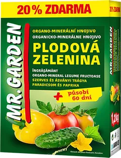 Mr.Garden organo-minerální hnojivo Plodová zelenina 1,2 kg