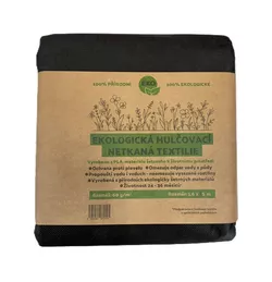 ECO Netkaná mulčovací textilie PLA 60g 1,6 x 5 m černá kompostovatelná